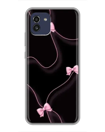Чохол для Samsung Galaxy A03 (A035) з картинкою «Рожеві стрічки»