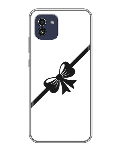 Чохол для Samsung Galaxy A03 (A035) з картинкою «Діагональний бант»