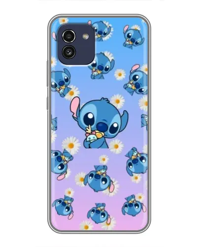 Чохол для Samsung Galaxy A03 (A035) з картинкою «Патерн зі Стічем»