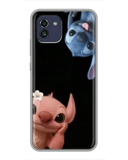 Чохол для Samsung Galaxy A03 (A035) з картинкою «Фіолетовий туман троянд»