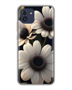 Чохол для Samsung Galaxy A03 (A035) з картинкою «Білі маргаритки макро» Чохол для Samsung Galaxy A03 (A035) з картинкою «Білі маргаритки макро»