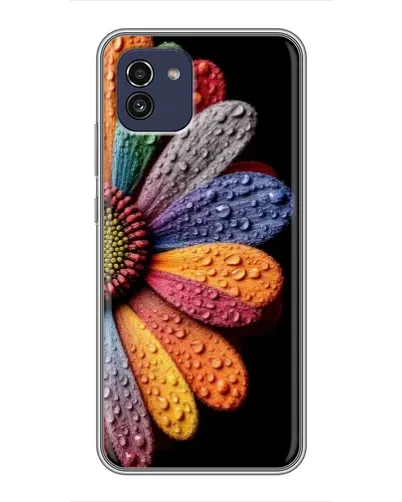 Чохол для Samsung Galaxy A03 (A035) з картинкою «Райдужна квітка» Чохол для Samsung Galaxy A03 (A035) з картинкою «Райдужна квітка»