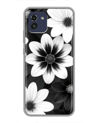 Чохол для Samsung Galaxy A03 (A035) з картинкою «Монохромні айстри» Чохол для Samsung Galaxy A03 (A035) з картинкою «Монохромні айстри»