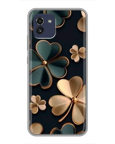 Чохол для Samsung Galaxy A03 (A035) з картинкою «Конюшина в золоті» Чохол для Samsung Galaxy A03 (A035) з картинкою «Конюшина в золоті»