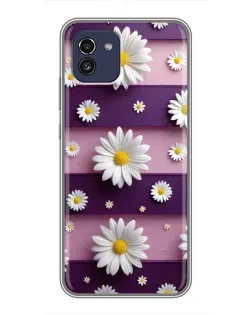 Чохол для Samsung Galaxy A03 (A035) з картинкою «Ромашки на фіолетовому» Чохол для Samsung Galaxy A03 (A035) з картинкою «Ромашки на фіолетовому»