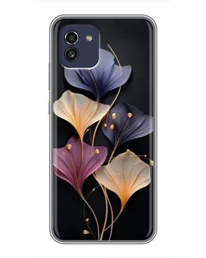 Чохол для Samsung Galaxy A03 (A035) з картинкою «Лілові квіти грації» Чохол для Samsung Galaxy A03 (A035) з картинкою «Лілові квіти грації»