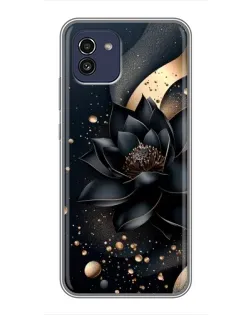 Чохол для Samsung Galaxy A03 (A035) з картинкою «Чорний лотос» Чохол для Samsung Galaxy A03 (A035) з картинкою «Чорний лотос»