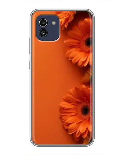 Чохол для Samsung Galaxy A03 (A035) з картинкою «Помаранчеві гербери» Чохол для Samsung Galaxy A03 (A035) з картинкою «Помаранчеві гербери»
