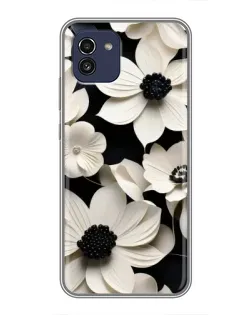 Чохол для Samsung Galaxy A03 (A035) з картинкою «Об'ємні білі квіти» Чохол для Samsung Galaxy A03 (A035) з картинкою «Об'ємні білі квіти»