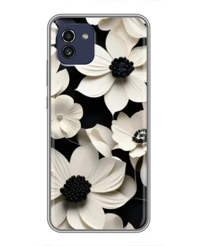Чохол для Samsung Galaxy A03 (A035) з картинкою «Об'ємні білі квіти» Чохол для Samsung Galaxy A03 (A035) з картинкою «Об'ємні білі квіти»