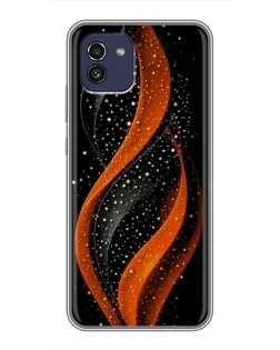 Чохол для Samsung Galaxy A03 (A035) з картинкою «Вогняна зоряна хвиля»