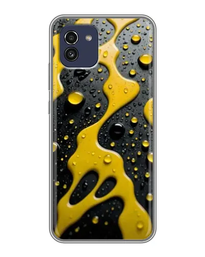 Чохол для Samsung Galaxy A03 (A035) з картинкою «Рідке жовте золото»
