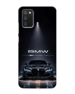 Чохол для Samsung Galaxy A03s з картинкою «BMW крізь нічне місто» Чохол для Samsung Galaxy A03s з картинкою «BMW крізь нічне місто»