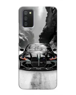 Чохол для Samsung Galaxy A03s з картинкою «BMW — акварельний дрифт» Чохол для Samsung Galaxy A03s з картинкою «BMW — акварельний дрифт»