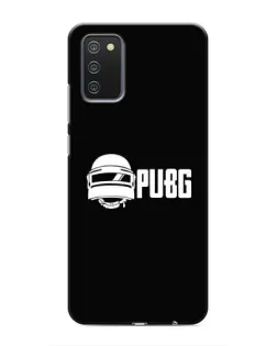 Чехол для Samsung Galaxy A03s с картинкой «PUBG — классический лого»