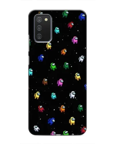 Чехол для Samsung Galaxy A03s с картинкой «Экипаж Among Us»