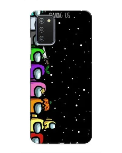 Чехол для Samsung Galaxy A03s с картинкой «Команда Among Us»