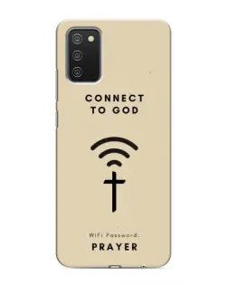 Чехол для Samsung Galaxy A03s с картинкой «Молитва Connect»
