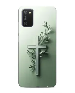 Чехол для Samsung Galaxy A03s с картинкой «Оливковая ветвь»