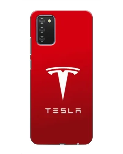 Чехол для Samsung Galaxy A03s с картинкой «Tesla Red Classic»