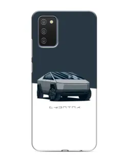 Чехол для Samsung Galaxy A03s с картинкой «Серебристый Cybertruck Tesla» Чехол для Samsung Galaxy A03s с картинкой «Серебристый Cybertruck Tesla»