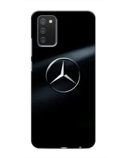 Чохол для Samsung Galaxy A03s з картинкою «Mercedes на металі»