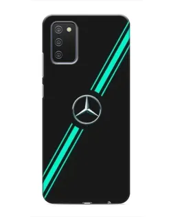Чохол для Samsung Galaxy A03s з картинкою «Спортивні лінії Mercedes»