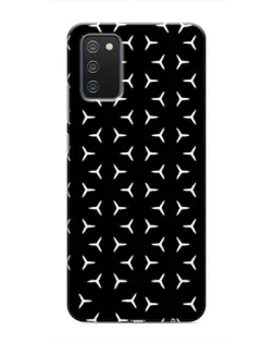 Чохол для Samsung Galaxy A03s з картинкою «Mercedes паттерн зірок»