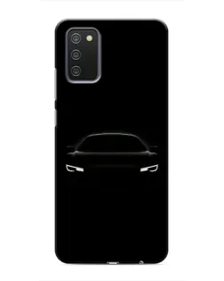 Чехол для Samsung Galaxy A03s с картинкой «Взгляд Audi в темноте»