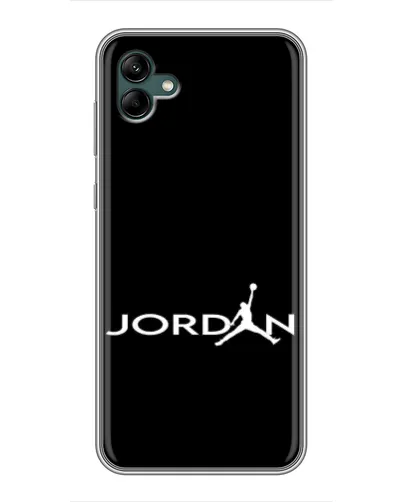 Чохол для Samsung Galaxy A04 з картинкою «Jordan White Logo» Чохол для Samsung Galaxy A04 з картинкою «Jordan White Logo»