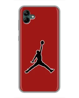 Чохол для Samsung Galaxy A04 з картинкою «Jordan Red Back»