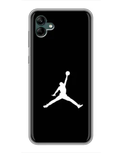 Чохол для Samsung Galaxy A04 з картинкою «Jordan Silhouette»