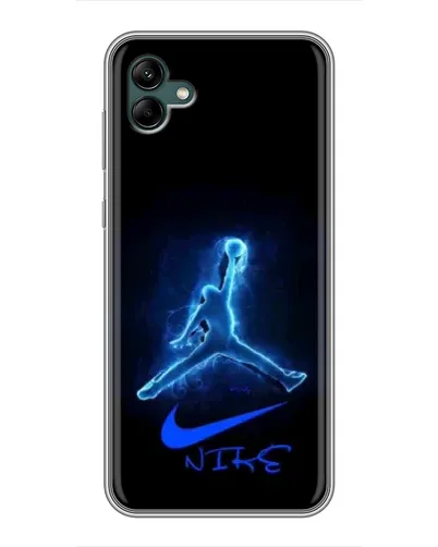 Чохол для Samsung Galaxy A04 з картинкою «Jordan Neon Blue» Чохол для Samsung Galaxy A04 з картинкою «Jordan Neon Blue»