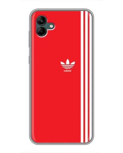 Чехол для Samsung Galaxy A04 с картинкой «Красный минимализм Adidas» Чехол для Samsung Galaxy A04 с картинкой «Красный минимализм Adidas»