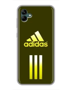 Чехол для Samsung Galaxy A04 с картинкой «Оливковый градиент Adidas»