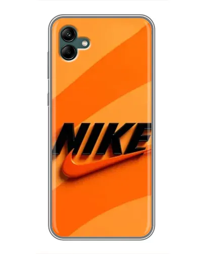 Чохол для Samsung Galaxy A04 з картинкою «Помаранчевий драйв Nike»