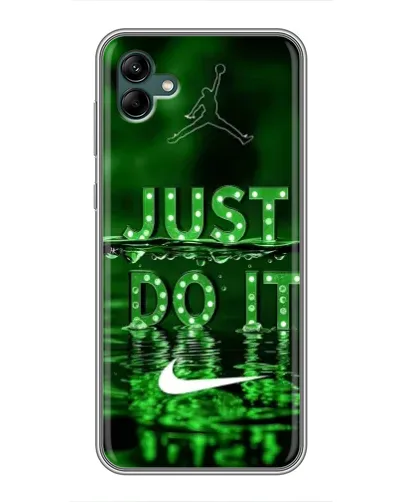 Чохол для Samsung Galaxy A04 з картинкою «Зелений неоновий Nike»