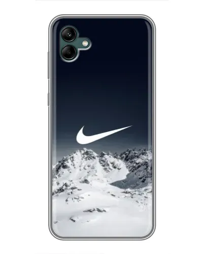 Чохол для Samsung Galaxy A04 з картинкою «Nike — зимові гори»