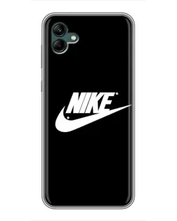 Чехол для Samsung Galaxy A04 с картинкой «Мазки краски Nike»