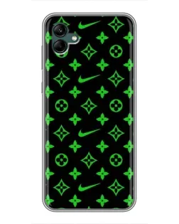 Чохол для Samsung Galaxy A04 з картинкою «Неоновий принт LV»