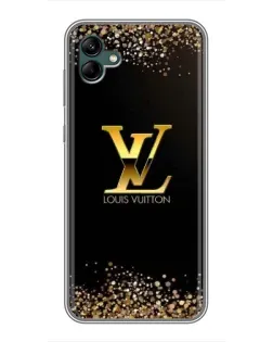 Чохол для Samsung Galaxy A04 з картинкою «LV — золоті іскри»