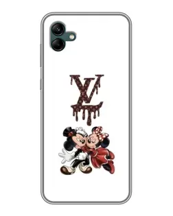 Чохол для Samsung Galaxy A04 з картинкою «LV та Міккі Маус»