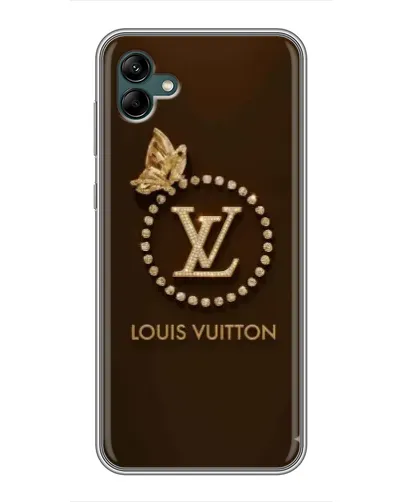 Чохол для Samsung Galaxy A04 з картинкою «LV — золота печатка»