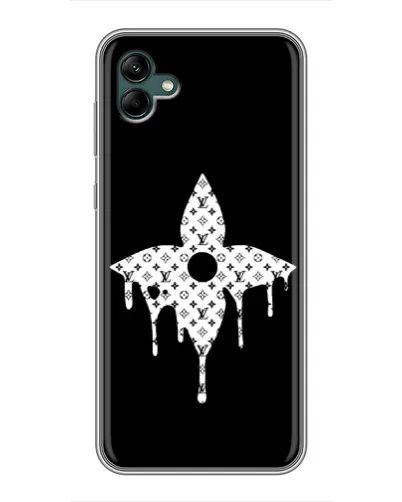 Чохол для Samsung Galaxy A04 з картинкою «Квіткова монограма»