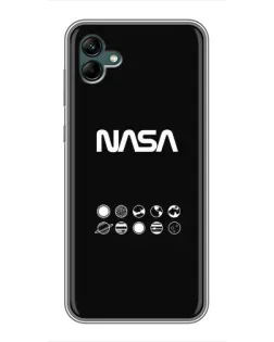 Чохол для Samsung Galaxy A04 з картинкою «NASA — технічний принт»