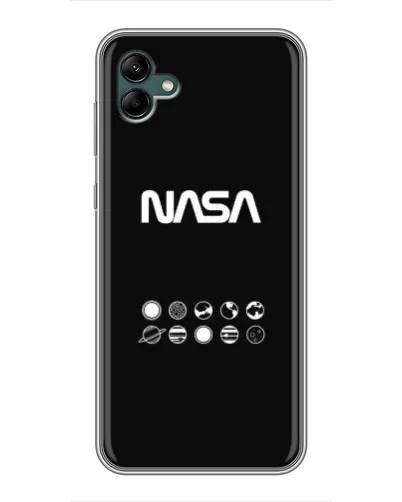 Чохол для Samsung Galaxy A04 з картинкою «NASA — технічний принт»