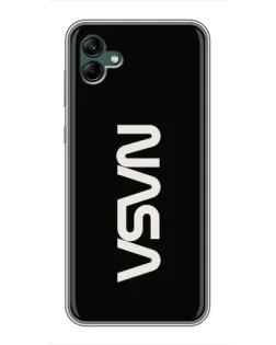 Чохол для Samsung Galaxy A04 з картинкою «NASA — вертикальний логотип»