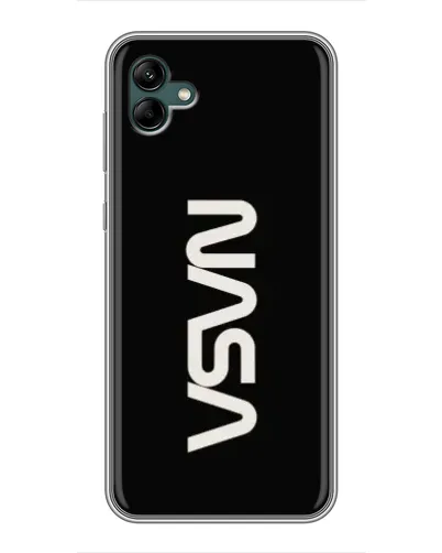 Чохол для Samsung Galaxy A04 з картинкою «NASA — вертикальний логотип»