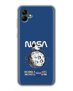 Чохол для Samsung Galaxy A04 з картинкою «NASA — місячна місія»