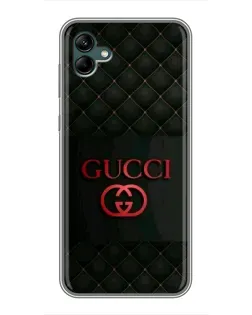 Чехол для Samsung Galaxy A04 с картинкой «Gucci — стеганый черный»